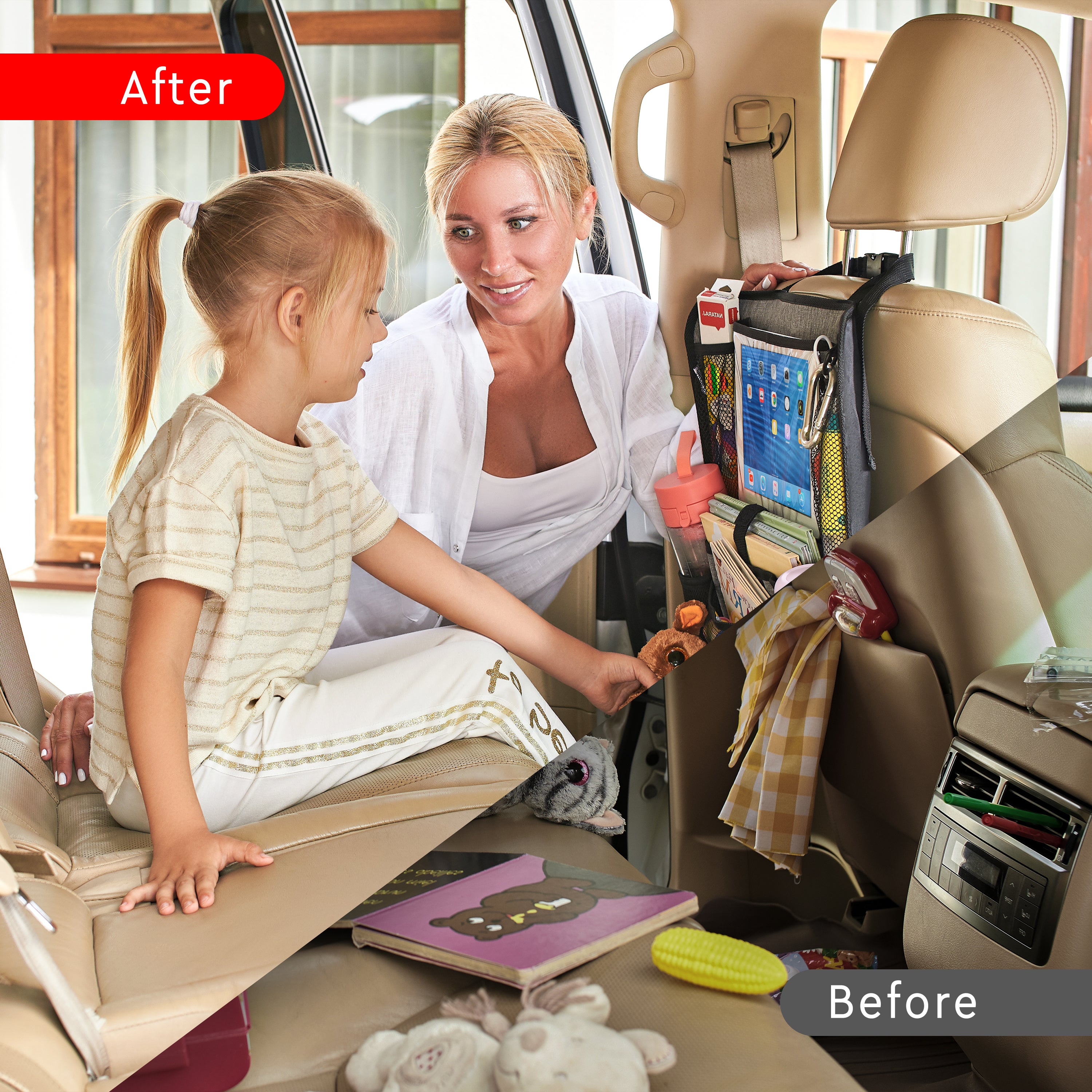 Car Organizer for Backseat (Gray)