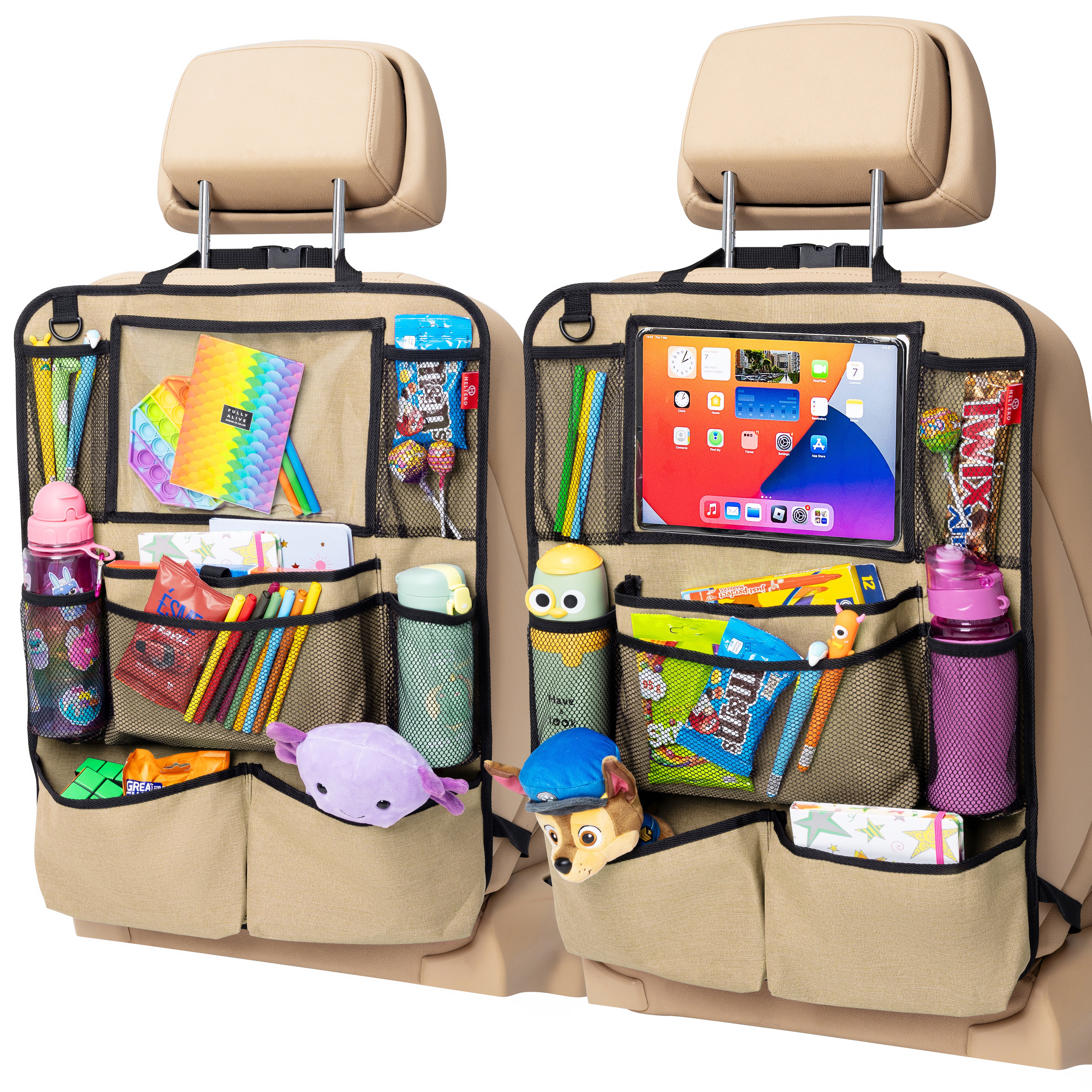 Car Organizer for Backseat (Beige)