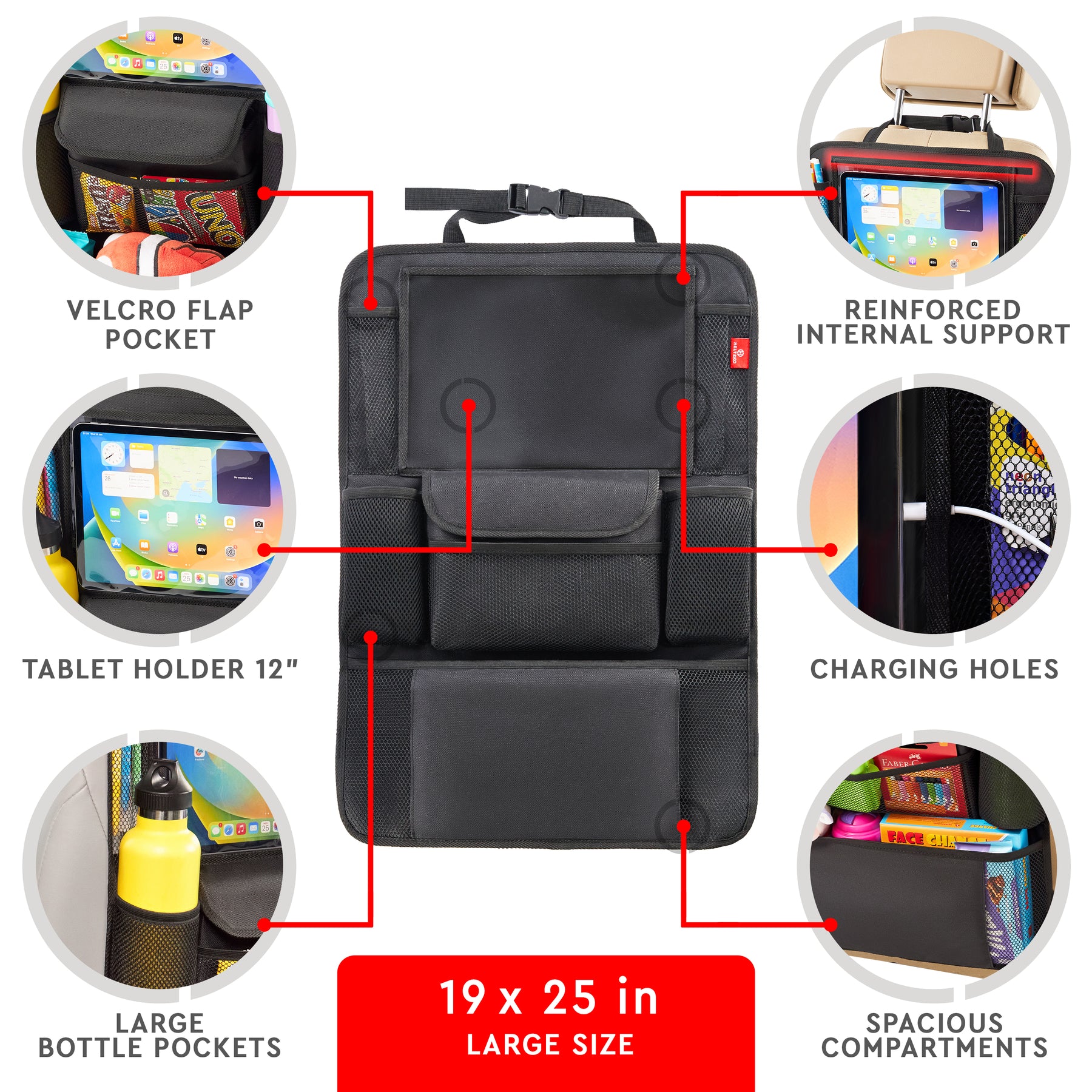 Ultra Backseat Organizer (Black)