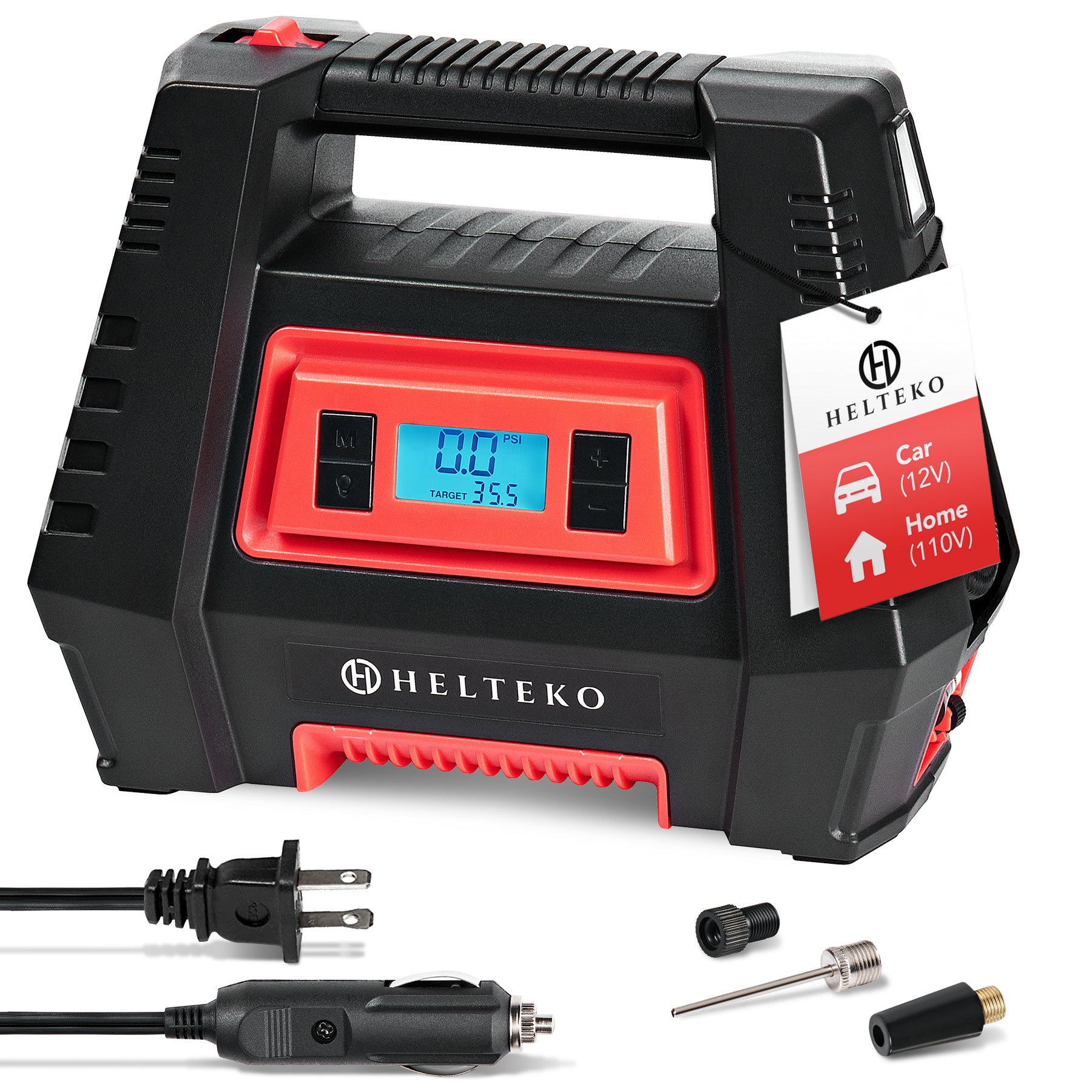 AC/DC Tire Inflator (Red)